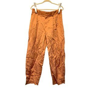 Vince Womens Nectarine Tapered Pants Size 10 Viscose & Linen Blend Made In China